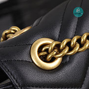 Gucci Marmont Matelassé Leather In Black 22x14x6 cm - 4