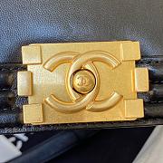 Chanel Mini Boy Handbag In Black 18x13x6.5 cm - 2