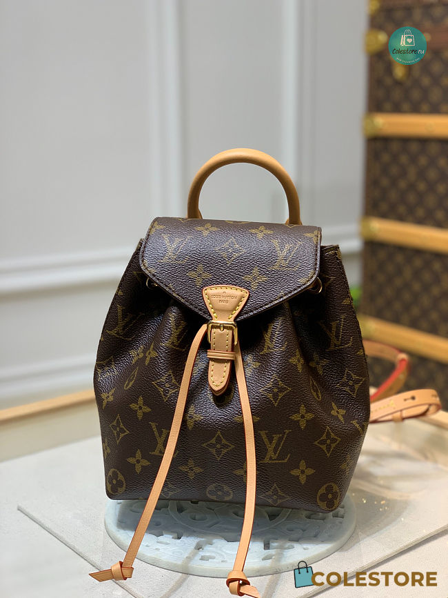 Louis Vuitton Montsouris BB Monogram In Brown Backpack 17x20x10cm - 1
