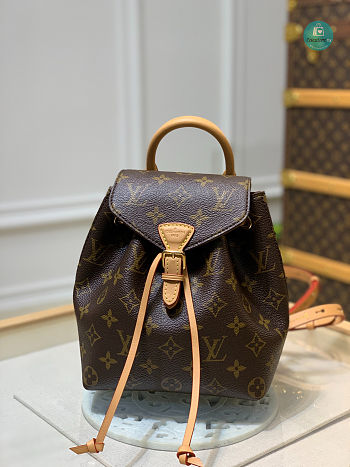 Louis Vuitton Montsouris BB Monogram In Brown Backpack 17x20x10cm