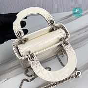 Mini Lady Dior Crocodile Bag 17x15x7 cm - 5
