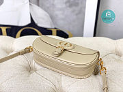 Dior Bobby East And West In Cream M9327 Size 21x5x12cm - 4