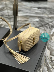 YSL Belt Bag In Cream 15.5x10.5x5.5cm - 4