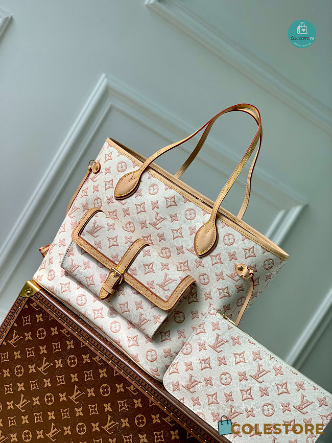  Louis Vuitton Neverfull MM - Handbags In Beige 31×28×14cm - 1