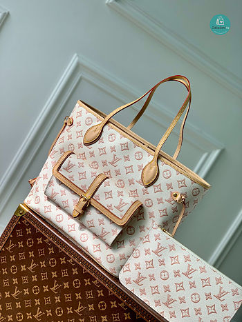  Louis Vuitton Neverfull MM - Handbags In Beige 31×28×14cm