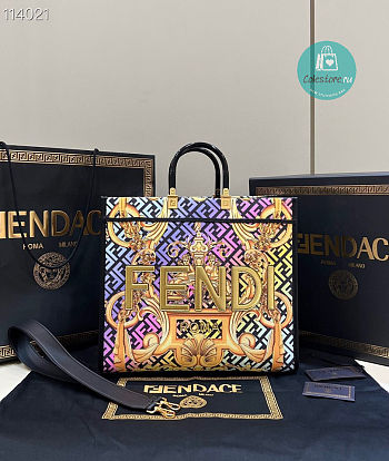 Versace Fendace Sunshine Large Tote Bag 41x21x36 cm