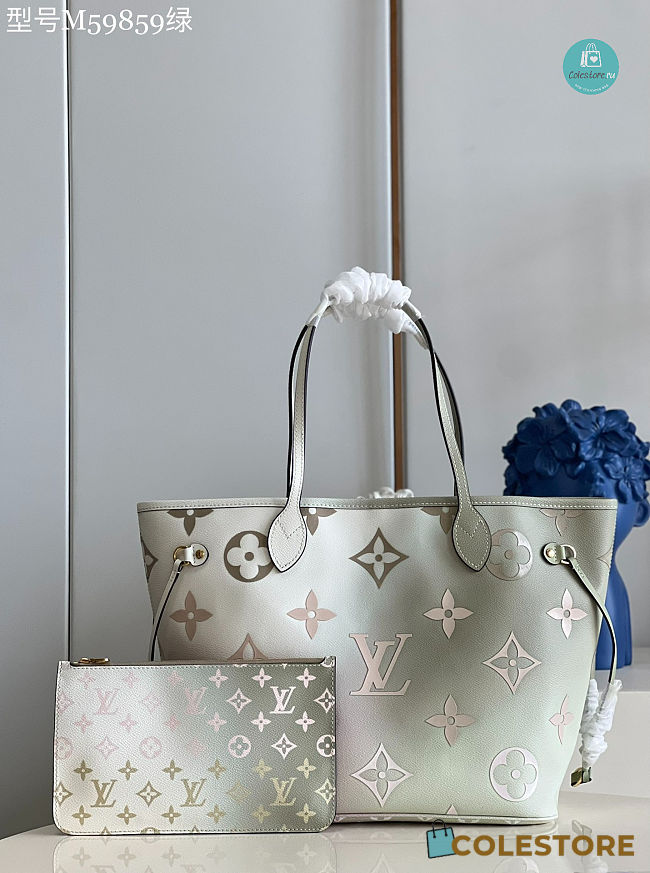 Louis Vuitton Neverfull MM Autres Toiles Monogram Handbags 31x28x14 cm - 1