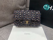 Chanel Mini Flap Bag Glittered Tweed Bag 19.5cm  - 2