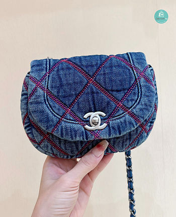 Chanel Coco Beach Denim Flap Bag 