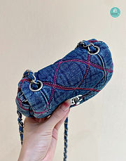 Chanel Coco Beach Denim Flap Bag  - 5
