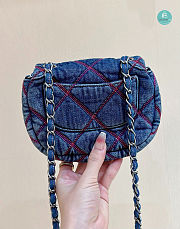 Chanel Coco Beach Denim Flap Bag  - 3