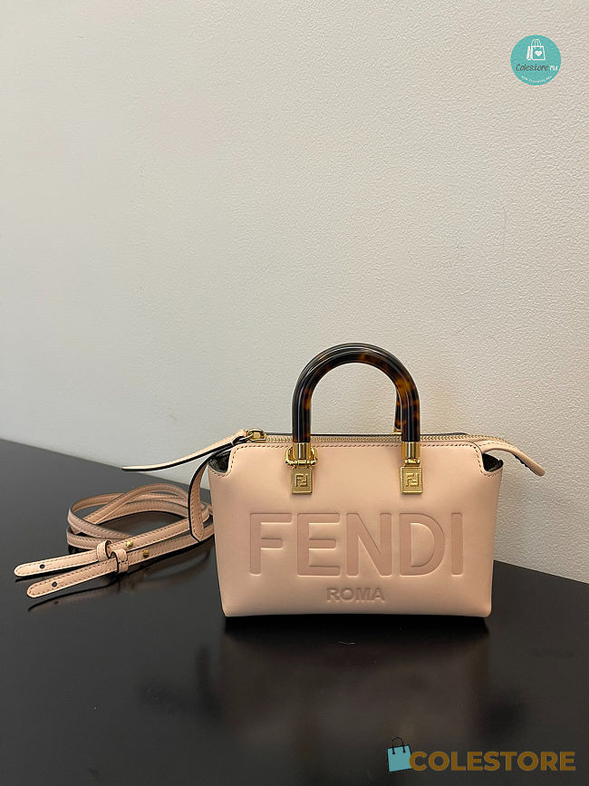 Fendi By The Way Mini In Light Pink Leather Bag 20.5x12x9 cm - 1