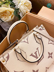 Louis Vuitton Onthego PM Bicolor Monogram Empreinte Leather 25x19x11.5cm - 2