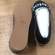 Chloe Woody Espadrille Black  - 6