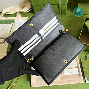 Gucci GG Wallet With Chain ‎6 7 6 1 5 5 White 19x10x4 cm - 6