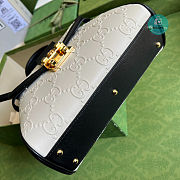  Gucci Small GG Shoulder Bag 6 7 5 7 8 8 In White 25x21x9 cm  - 4