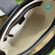 Gucci Small GG Shoulder Bag 6 7 5 7 8 8 In Black 25x21x9 cm  - 5