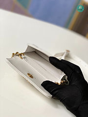 Chanel Quilted Lambskin Chanel 19 Flap Coin Purse With Chain 12x8.5x2.5cm - 5