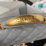 Chanel 22B Mini Classic Rectangular Flap With Top Handle 20x12x6cm - 4