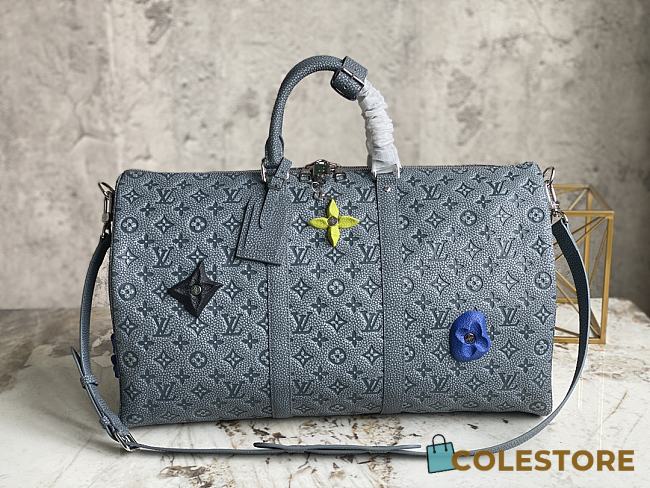 Louis Vuitton Virgil Abloh Keepall 50 Granite 50 x 29 x 23 cm - 1