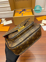Louis Vuitton Passy Monogram Canvas Brown Handbag 24x17x12 cm - 3