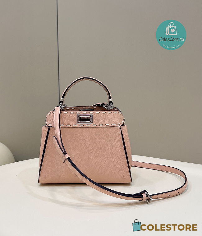 Fendi Peekaboo ISeeU Petite In Pink 23x7x18cm - 1