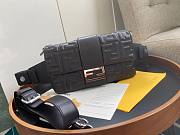 Fendi Men Baguette Black Nappa Leather Bag 18x7x28 cm  - 1