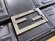 Fendi Men Baguette Black Nappa Leather Bag 18x7x28 cm  - 5