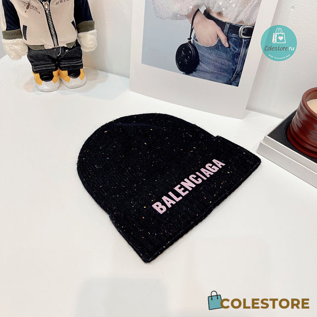 Balenciaga Beanie In Black 215 55-58cm - 1