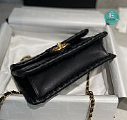 Chanel Flap Bag Shoulder In Black AS2496 22x16x7cm - 6