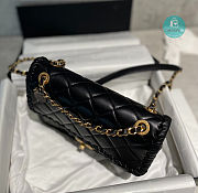 Chanel Flap Bag Shoulder In Black AS2496 22x16x7cm - 4