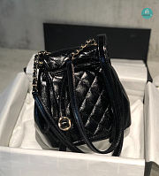 Chanel 22 Duma Backpack In Black Lambskin 18×18×12cm  - 2