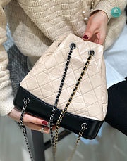Chanel's Gabrielle Small Backpack In Beige 23cm - 3