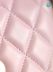Chanel 22B Handle Chain Bag Medium Light Pink  - 4