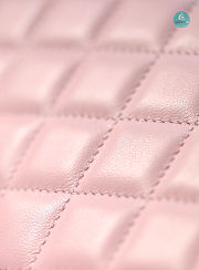 Chanel 22B Handle Chain Bag Light Pink  - 5