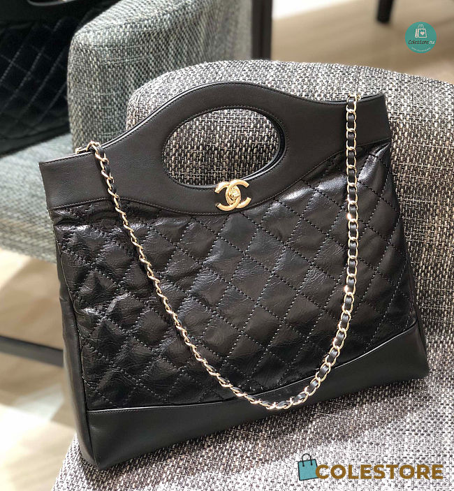 Chanel 31bag Shopping BagIn Black 37x8x39cm - 1
