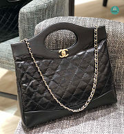 Chanel 31bag Shopping BagIn Black 37x8x39cm - 1