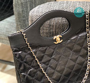 Chanel 31bag Shopping BagIn Black 37x8x39cm - 6