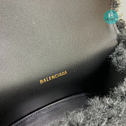 Colestore Balenciaga Hourglass Bag Top Handle In Black 19x13x8cm - 4