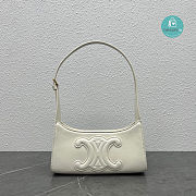 Celine Shoulder Bag Cuir Triompe In White 24x13x5 cm - 1