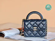 Chanel Vanity Case Crossbody 22A Mini Flap Coin Purse 12x10cm - 1