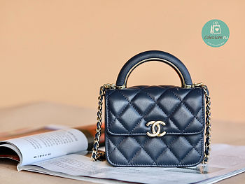 Chanel Vanity Case Crossbody 22A Mini Flap Coin Purse 12x10cm