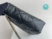 Chanel 19 Shopping Bag In Lambskin Black 30x37x10Cm - 5