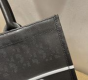 Dior Book Tote Black Calfskin M1286 Size 36cm - 4