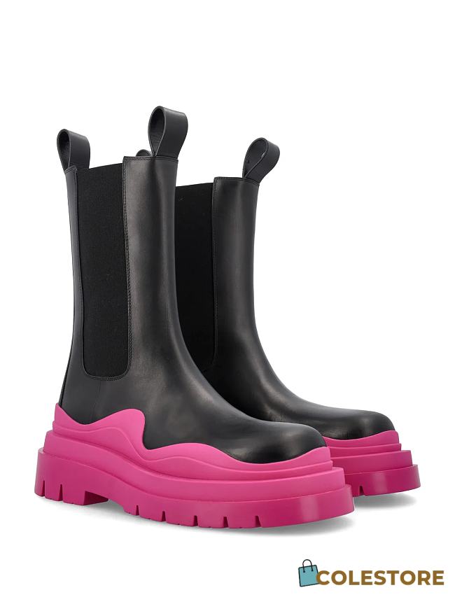 Botega Veneta Boots In Dark Pink - 1