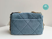 Chanel Classic 19 Denin Bag In Blue CHANEL 20x30x10cm - 4