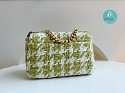 Chanel 19 Medium Handbag In Green 26x16x9cm - 6