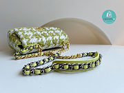 Chanel 19 Medium Handbag In Green 26x16x9cm - 4