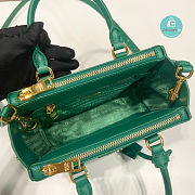 Prada Galleria Saffiano Leather Mini Bag In Green 20x9.5x15 cm  - 6