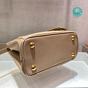 Prada Galleria Saffiano Leather Mini Bag In Beige 20x9.5x15 cm - 3